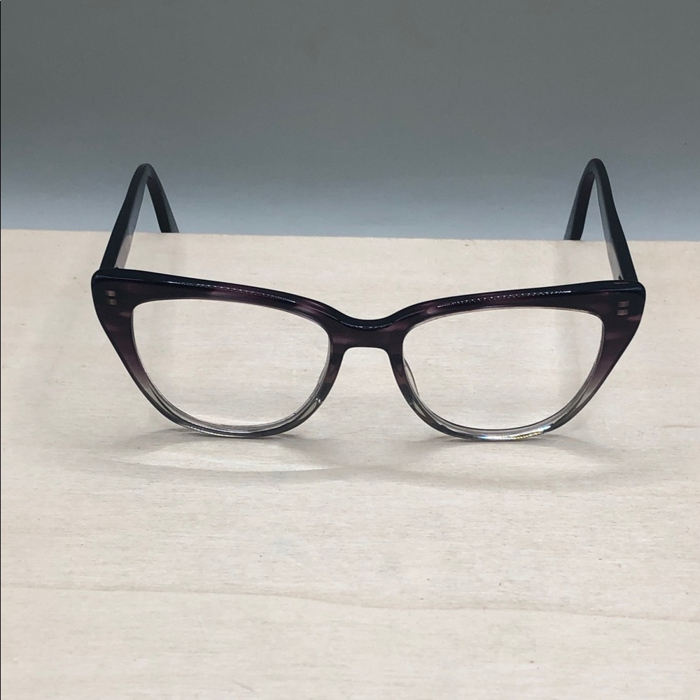 BARTON PERREIRA FALANA AUG EYEGLASSES 51-18-145 JAPAN CAT EYE Aubergine Gradient